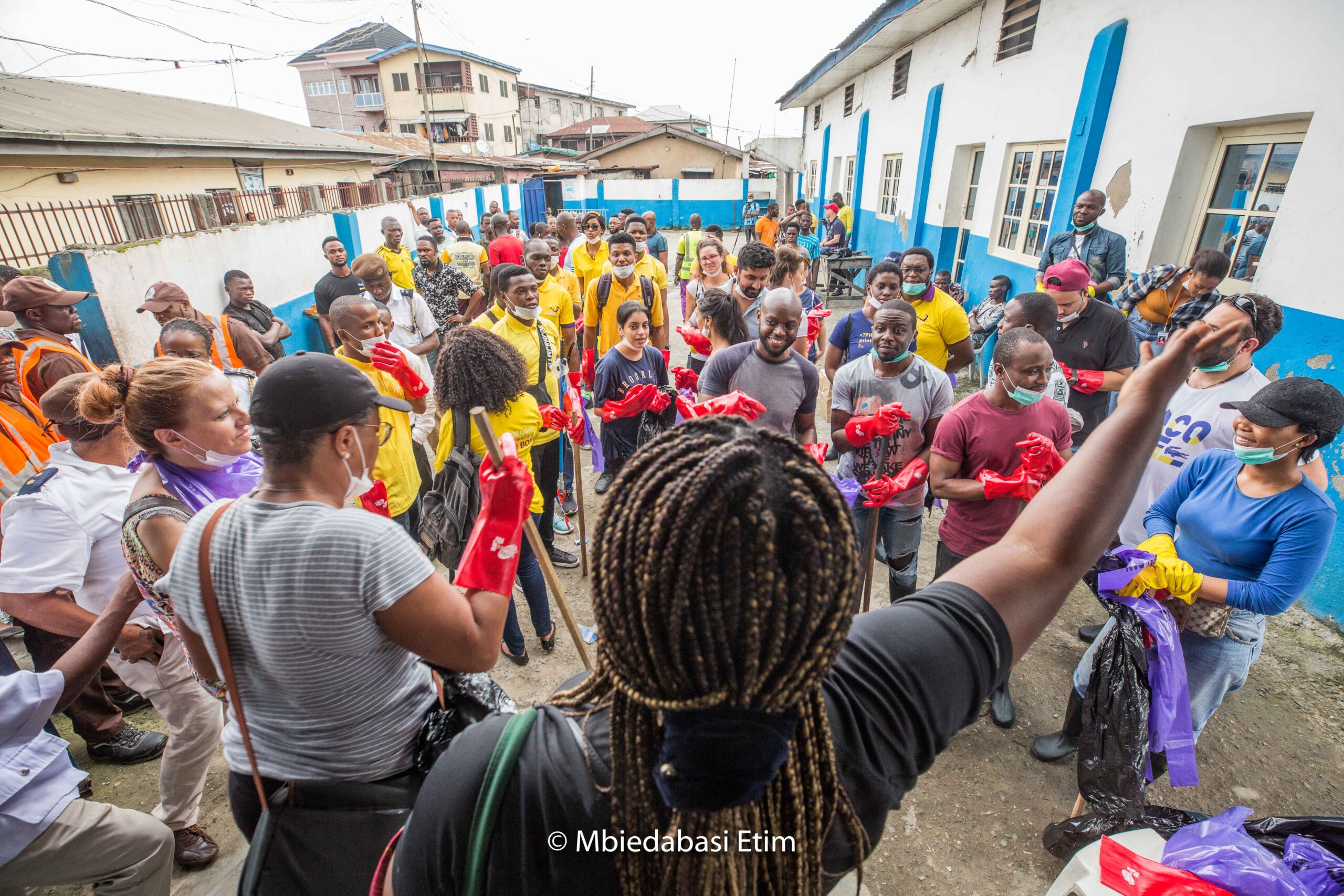 Wecycler partner during Makoko event